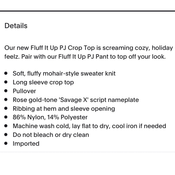 New Savage X Fenty Fluff It up Crop Top Bright Green Fluffy Fuzzy Sweater size L - Picture 8 of 8